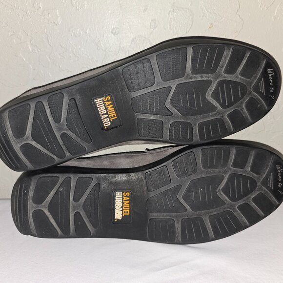 Samuel Hubbard Free Spirit Gray Suede Loafers Shoes Men's Size 12 W - Picture 9 of 9